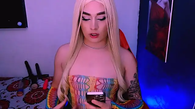 Show modela bubble_red na web-kameri