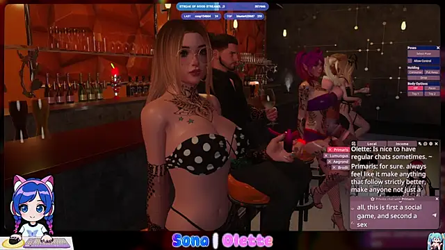 SonaBoobvelle – Kamerová šou