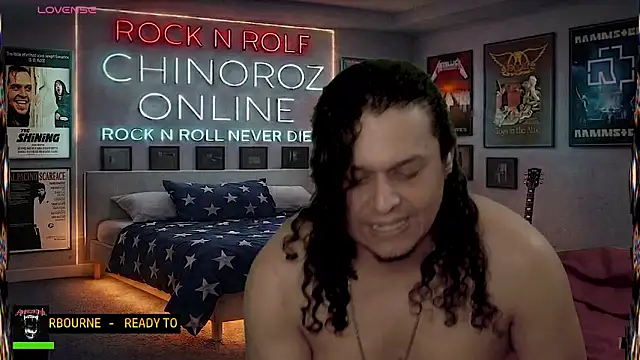 chino_roz: διαδικτυακό σόου στην κάμερα