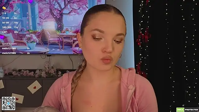 Show de JulieLupo na webcam