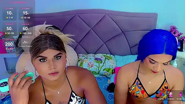 Show de party_duo_trans na webcam