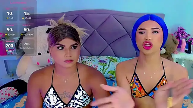 party_duo_trans: вебкам-шоу