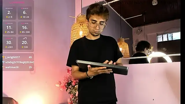 JeremySanders1_ Pertunjukan Webcam