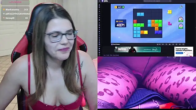 Angelina6sn Webbikameraesitys