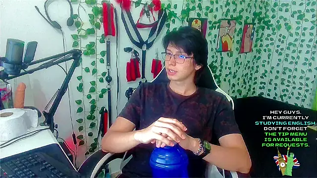 Andy_gray: διαδικτυακό σόου στην κάμερα