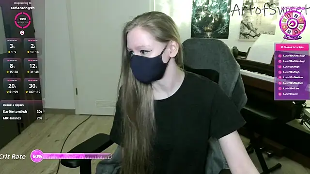 دردشة ArtofSweet الجنسية المباشرة