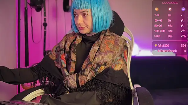 CyberXGoddess élő XXX-chatje