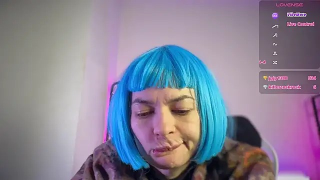 CyberXGoddess élő XXX-chatje