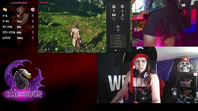 Show webcam de Rae-Suon