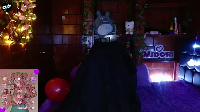 Show de MidoriQuiinn na webcam