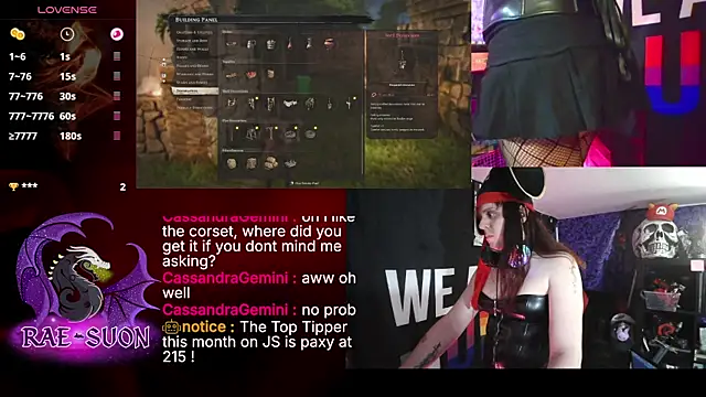 Show Webcam de Rae-Suon