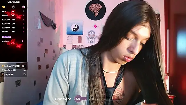 Show modela DannyPhantom555 na web-kameri