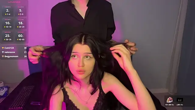 Show modela WiliamAndBella na web-kameri