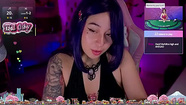 Celeste_Bauman: διαδικτυακό σόου στην κάμερα