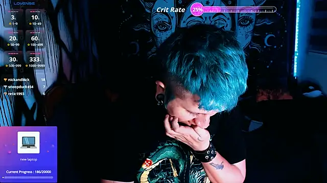 Marieblueeyes: διαδικτυακό σόου στην κάμερα