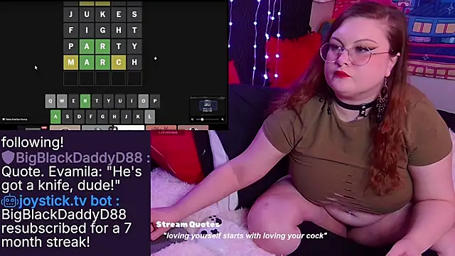 Chat +18 de evamila ao vivo