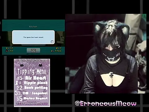 XXX chat uživo modela ErroneousMeow