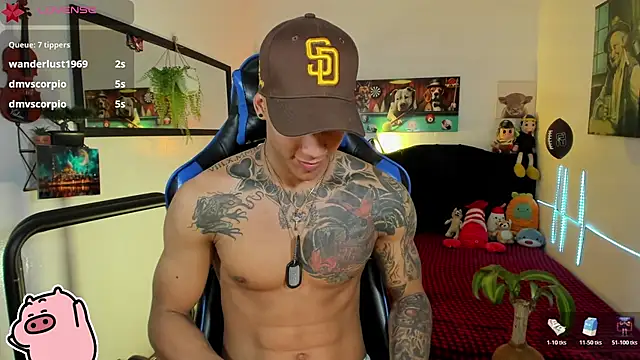 Show de Damian_latinxxx na webcam