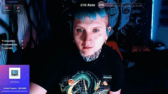 Marieblueeyes webkamerás műsora