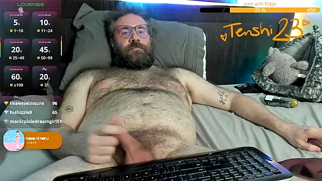 tenshi23stripn Webbikameraesitys