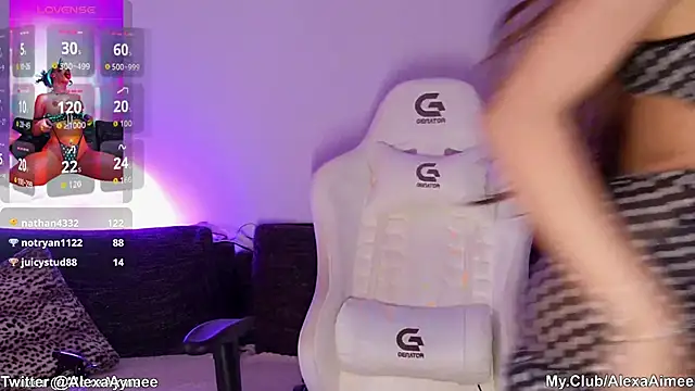 Chatroom XXX en direct de AlexaAimee
