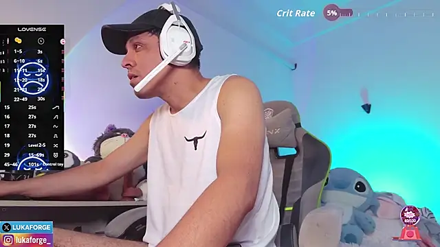 Show modela Lukaforge na web-kameri