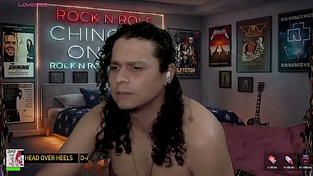 chino_roz: διαδικτυακό σόου στην κάμερα