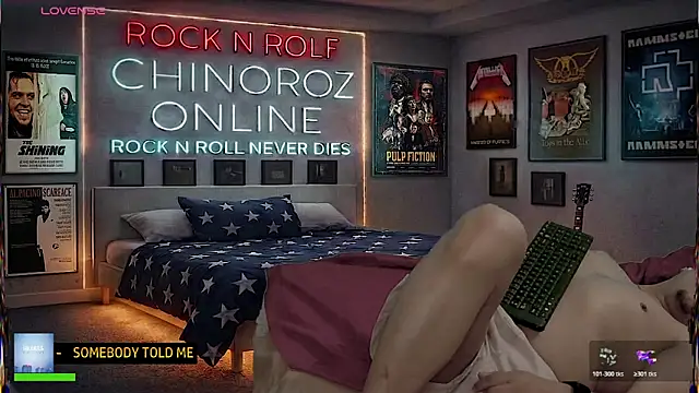 chino_roz: διαδικτυακό σόου στην κάμερα