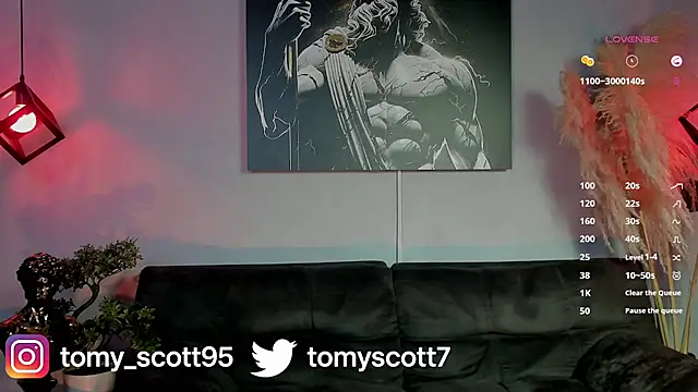 Show de tomy_scott na webcam