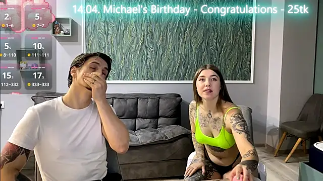 Miley_and_Michael Show in webcam