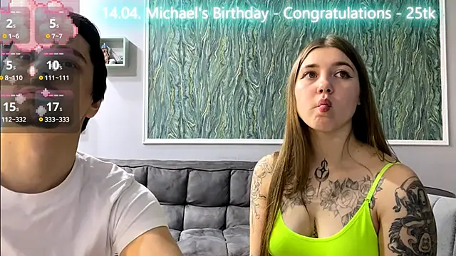 Miley_and_Michael webcam show