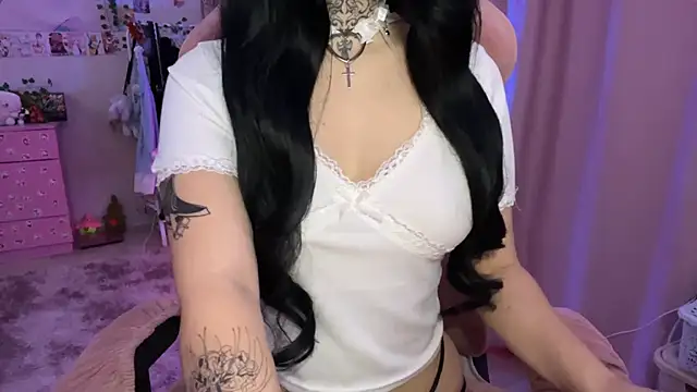 Show de ToxiraLuneX na webcam