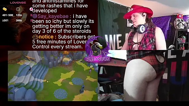 Rae-Suonのウェブカメラショー