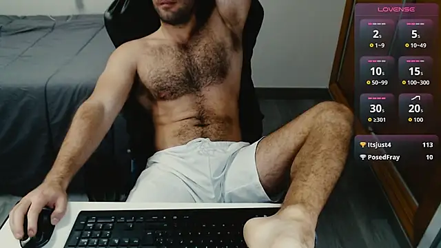 cutehairymacho webcam show