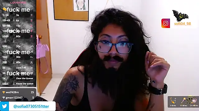 Chatroom XXX en direct de sofia_rosse4