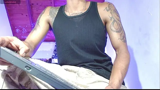 Show de DARK_BLACK_0 na webcam