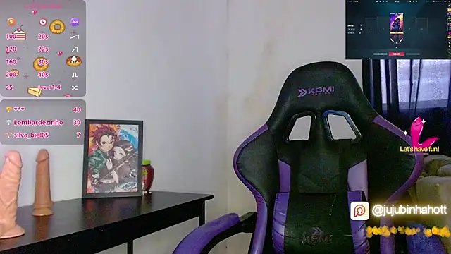 Show de webcam de jujubinhahot