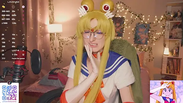 Show modela koshkasenpai na web-kameri