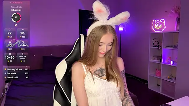 EvaPeaceのウェブカメラショー