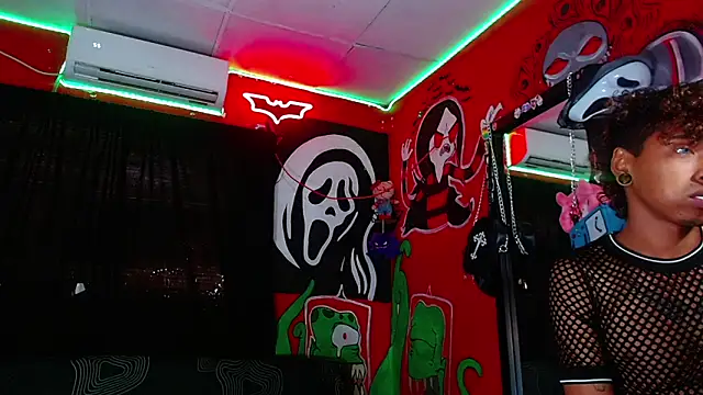 Show de mapacherivo na webcam