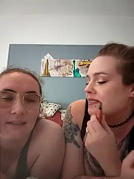 Show de AndHerXO na webcam