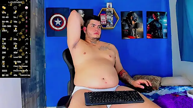 Show modela Thomas_chubbyxhot na web-kameri