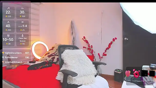 SharonVelvet élő XXX-chatje