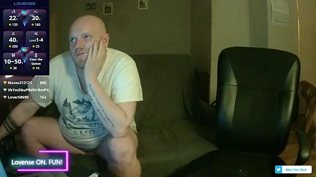 Webkamerová show Men_Fun_Dick