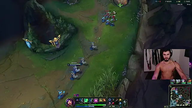 Show de guzzfit na webcam