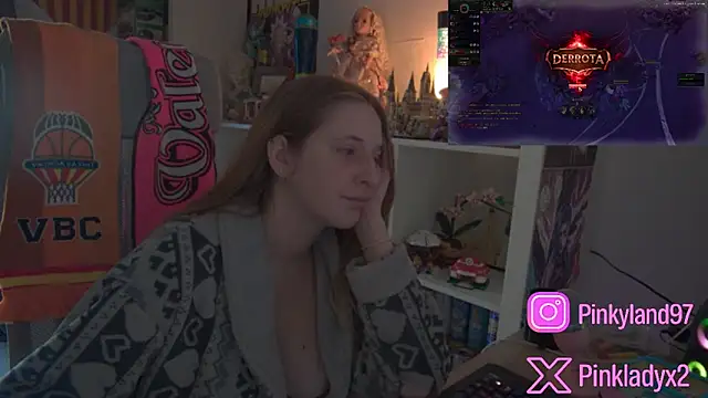 Pinkyladyxxx élő XXX-chatje