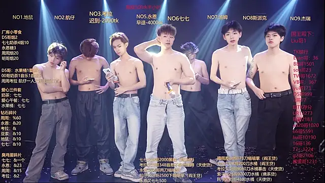 Show de webcam de BTS-007