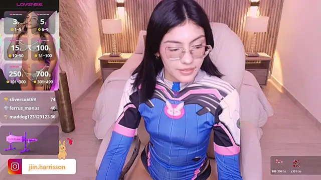 Chat +18 de Jin-harrison ao vivo