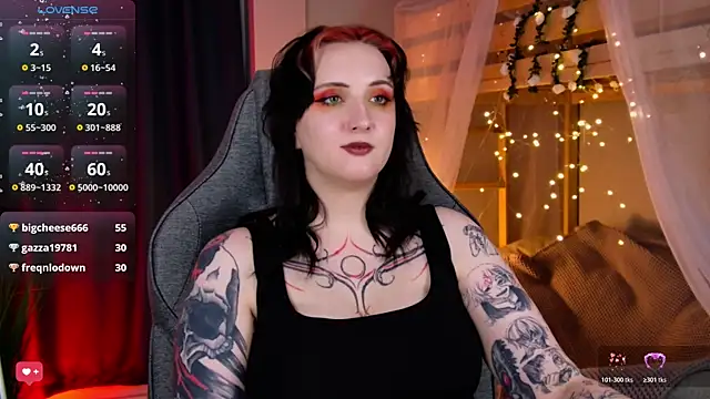 Chat +18 de AsheLucker ao vivo