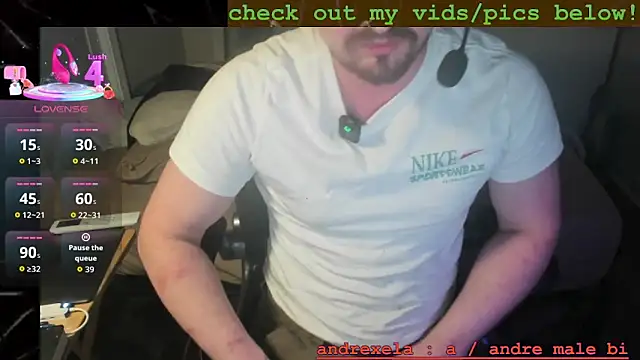 andrenoma427: διαδικτυακό σόου στην κάμερα